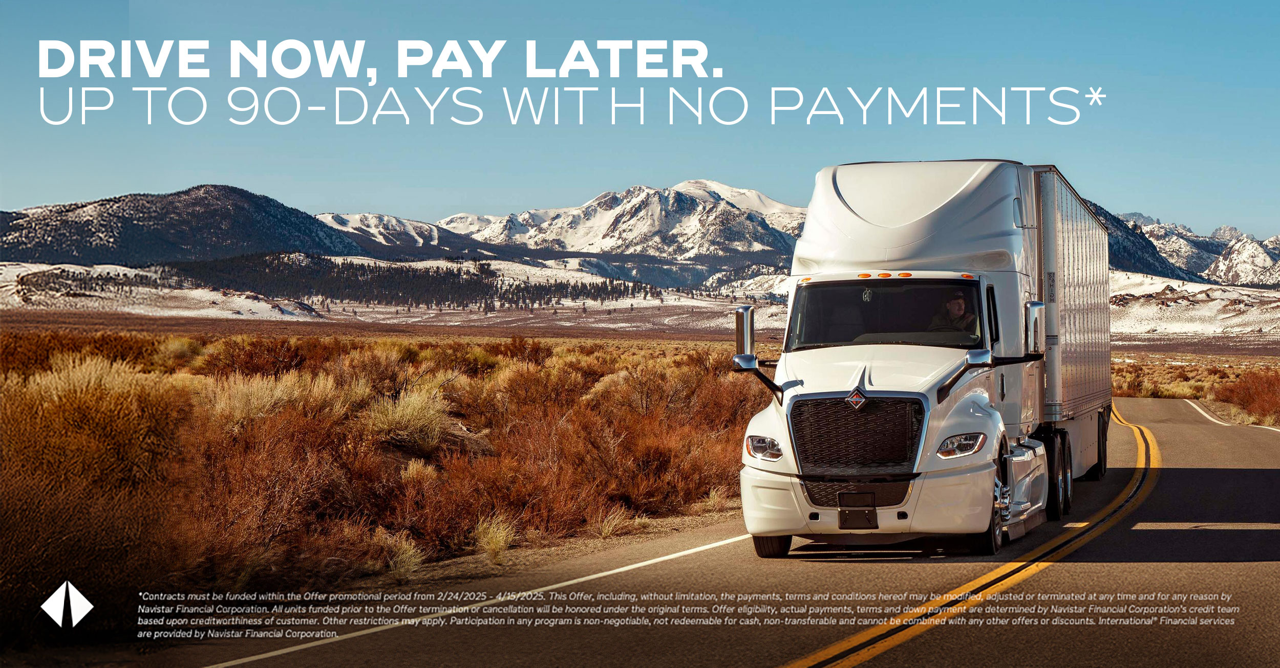 Drive Now, Pay Later. up to 90-days with no payments*
